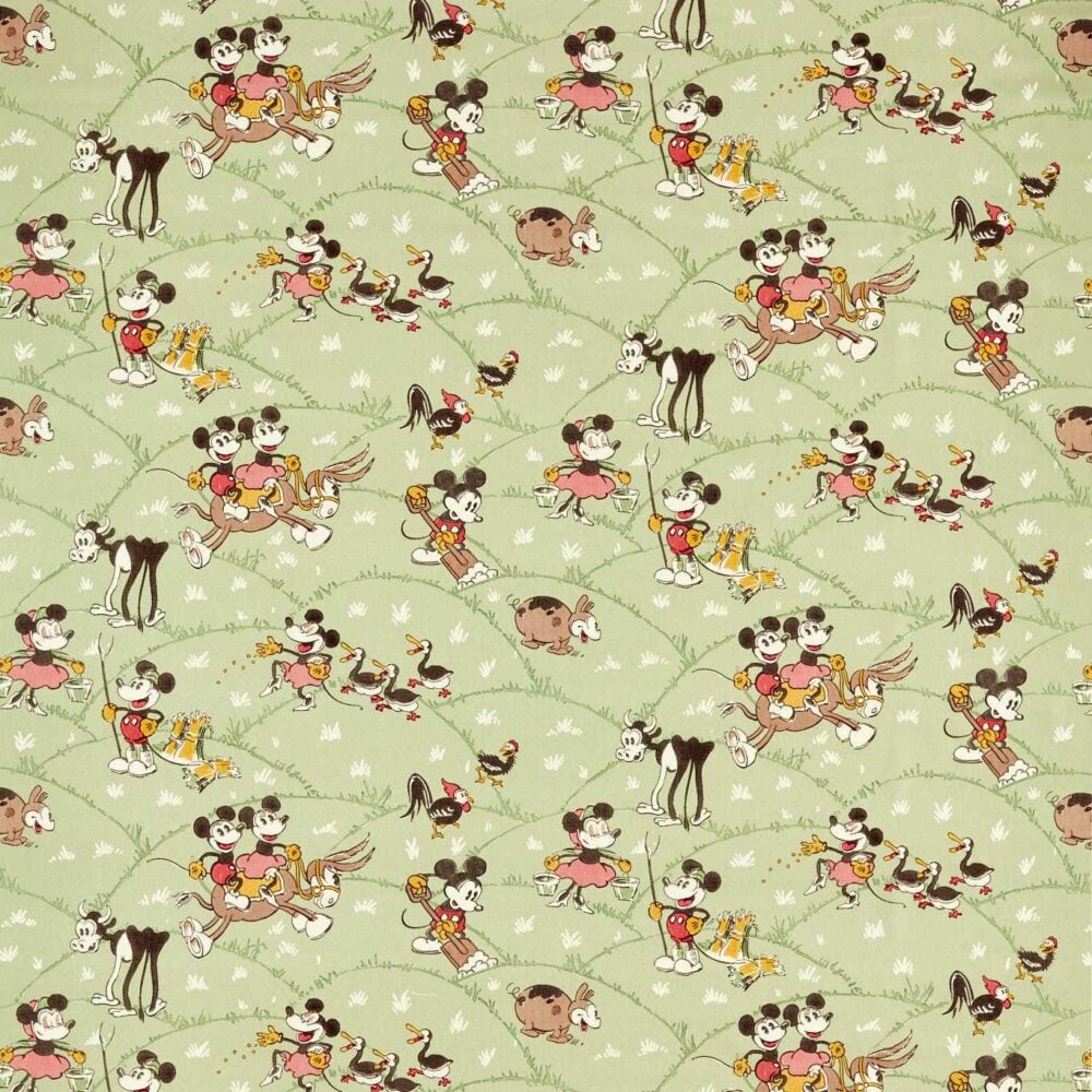 MICKEY AT THE FARM-DDIF Colección "Disney Home x Sanderson Fabrics" Animales