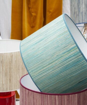 Pantalla de lámpara hecha con papel japonés (28cm Ø) Pantallas para Lámparas Estilo Boho Pantalla Lámpara de Gancedo