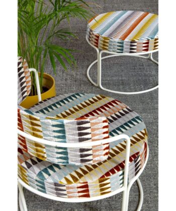 Terciopelo con relieve geométrico Telas de Gancedo Bordados Terciopelo con relieve geométrico