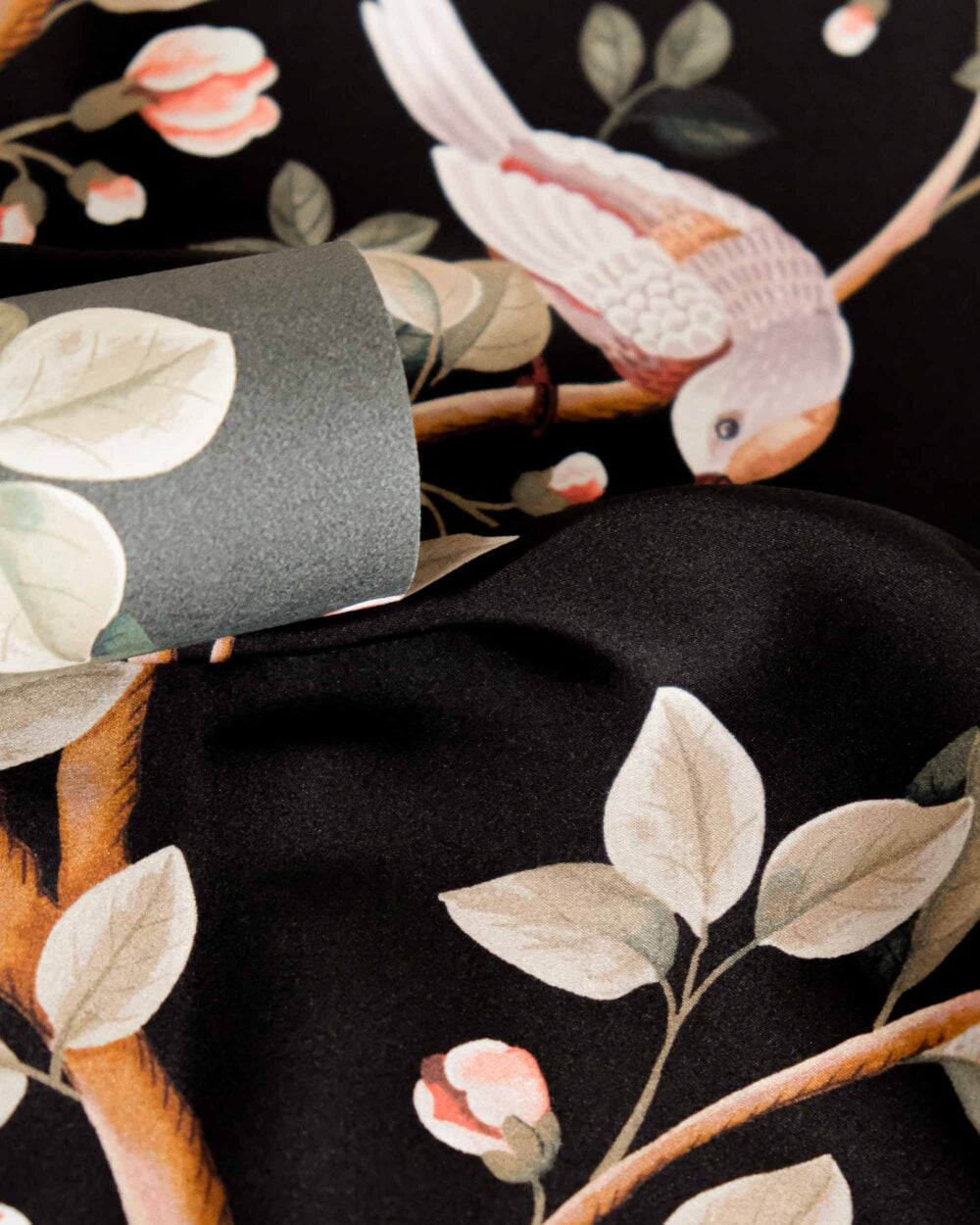 BIRDS PROSPERITY FABRIC Colección "Forbidden City Fabrics" Estilo Chinoiserie