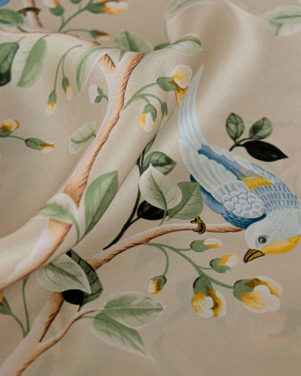 BIRDS PROSPERITY FABRIC Colección "Forbidden City Fabrics" Estilo Chinoiserie