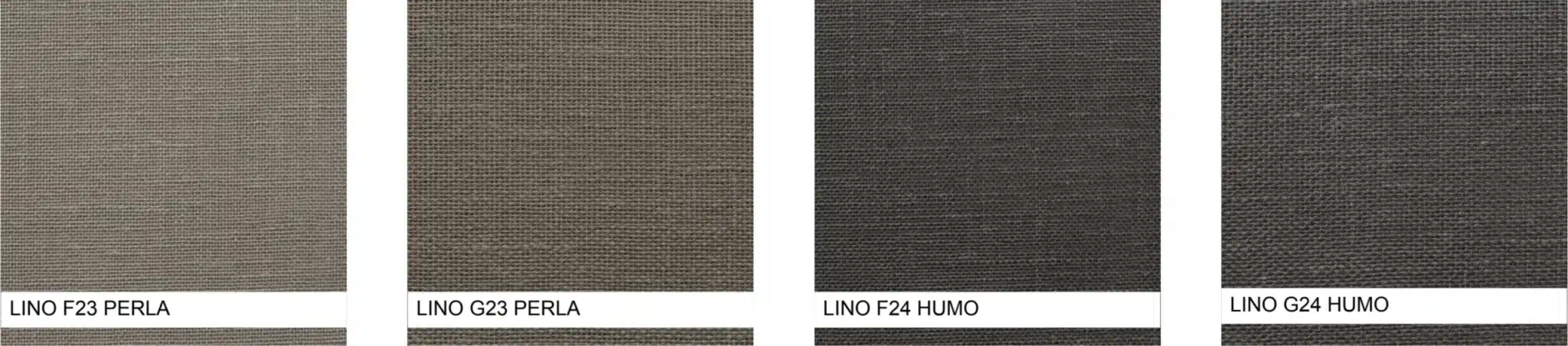 Colores naturales en tejido de lino para estores de la marca PANNO