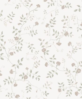 Papel pintado clásico de pequeñas flores Sandberg Wallpaper Decoración Infantil Papel pintado clásico de pequeñas flores