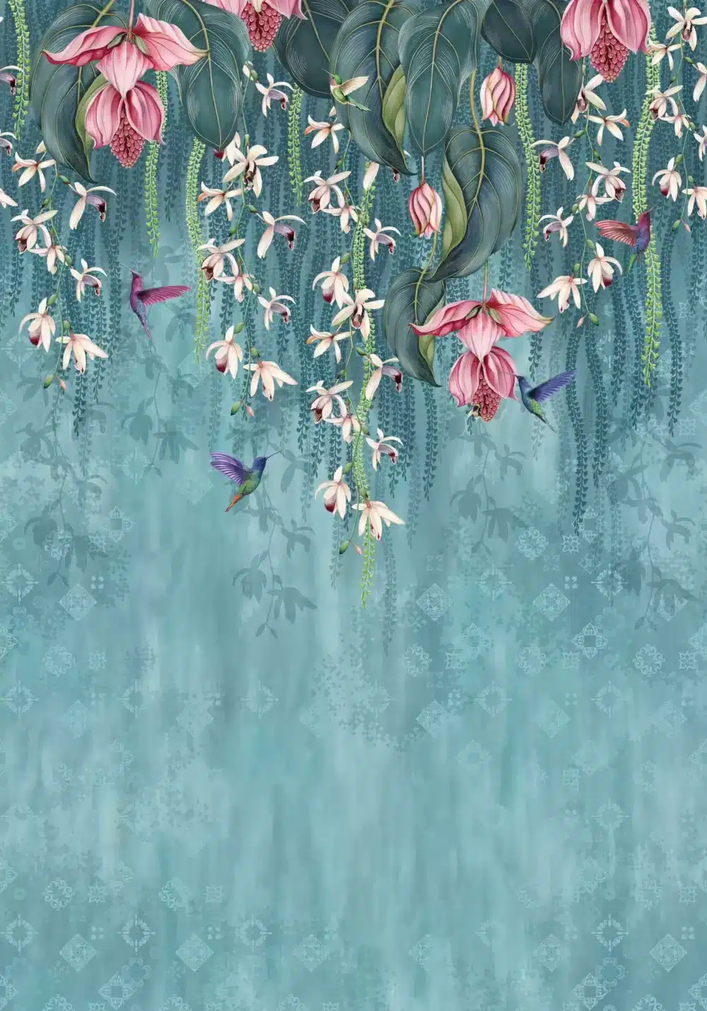 TRAILING ORCHID Papel Pintado de Osborne & Little Estilo Maximalista