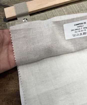 Lino "Campos" de Yutes para confección de cortinas de lino rústicas