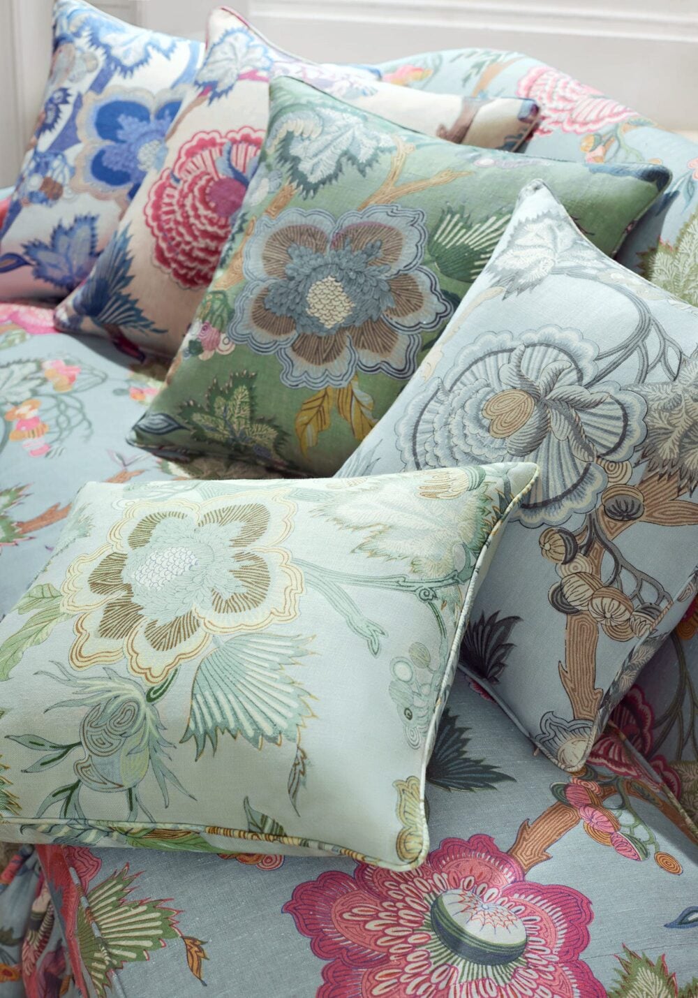 INDIENNE JACOBEAN Colección "Indienne" Damasco - Paisley - Cachemira