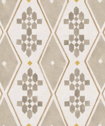 Papel pintado de bambú inspirado en lujosas alfombras Colección "Berber" Estilo Boho