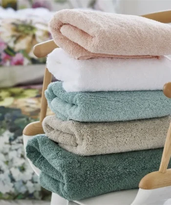 Loweswater Celadon Towel Toallas de Baño Estilo Glam