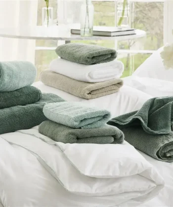 Loweswater Sage Towel Toallas de Baño Estilo Glam