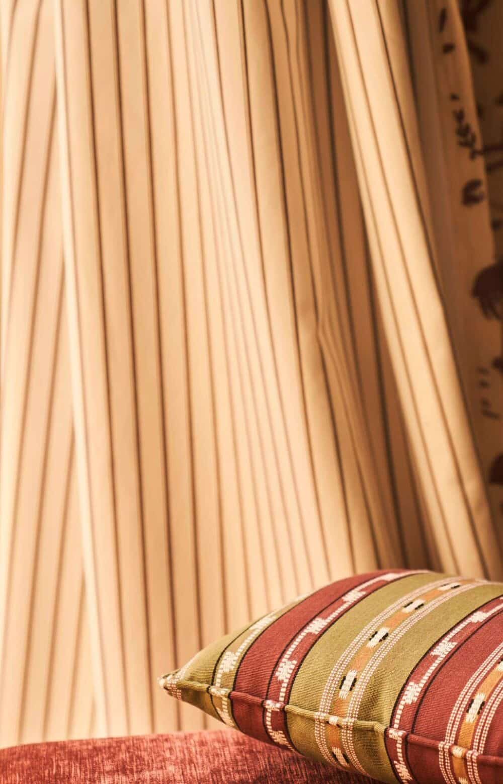 Cortinas con tela de rayas "Ranger" de Gaston y Daniela