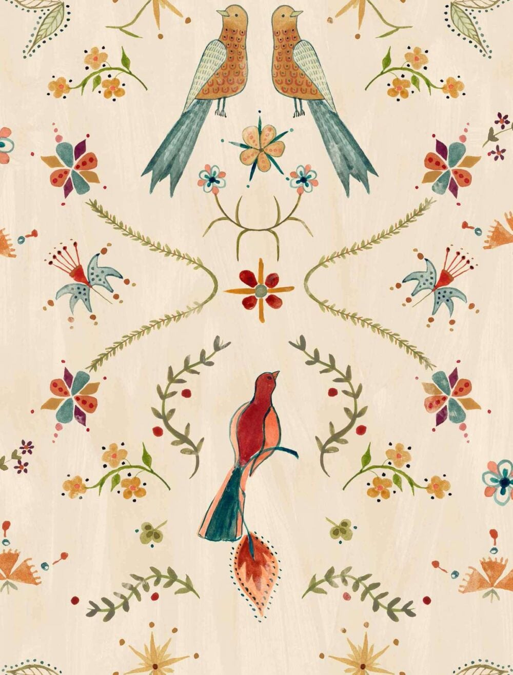 Metaphoric birds Papel Pintado Coordonné Animales Metaphoric birds Papel Pintado Coordonné Animales