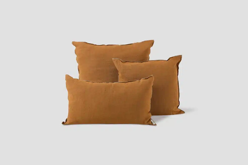 Joan Cúrcuma Cojines Linatura Estilo Contemporáneo
