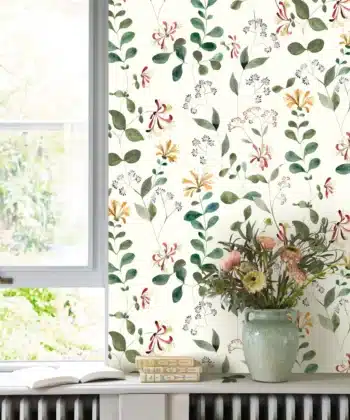 Chèvrefeuille Sauvage Casadeco Estilo Clásico Chèvrefeuille Sauvage